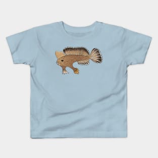 Handfish cartoon illustration Kids T-Shirt